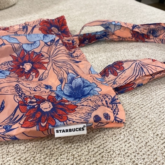 Starbucks Reusable Cactus Tote bag Like New - Picture 2 of 5